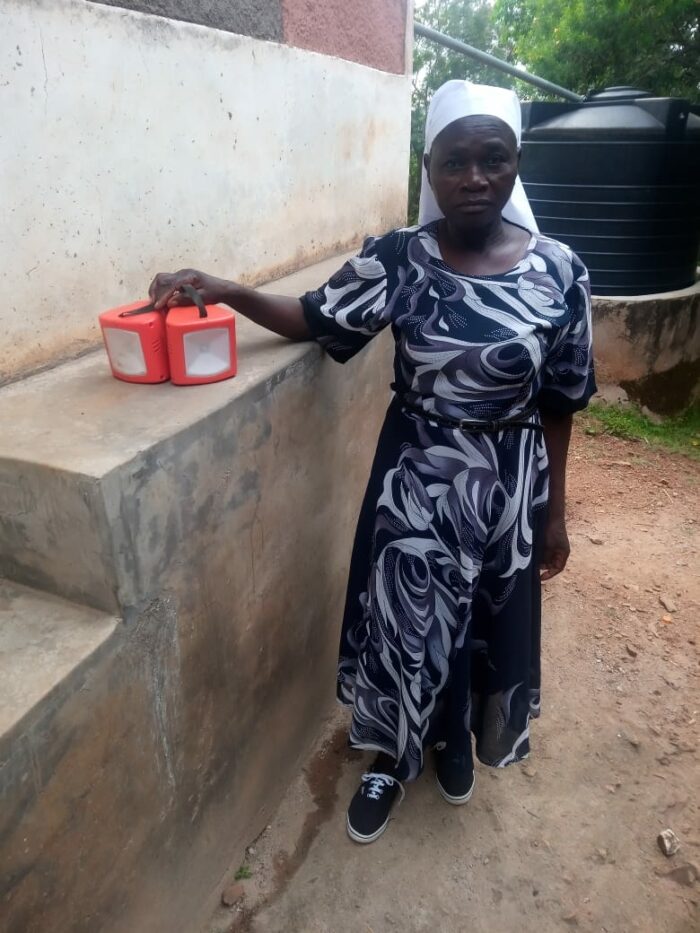 My mum and the Pico solar